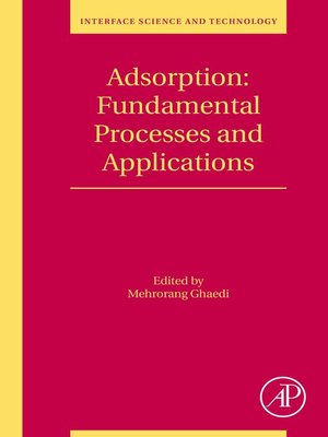 cover image of Adsorption